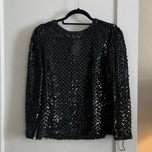 Vintage sequined top, circa 1950s